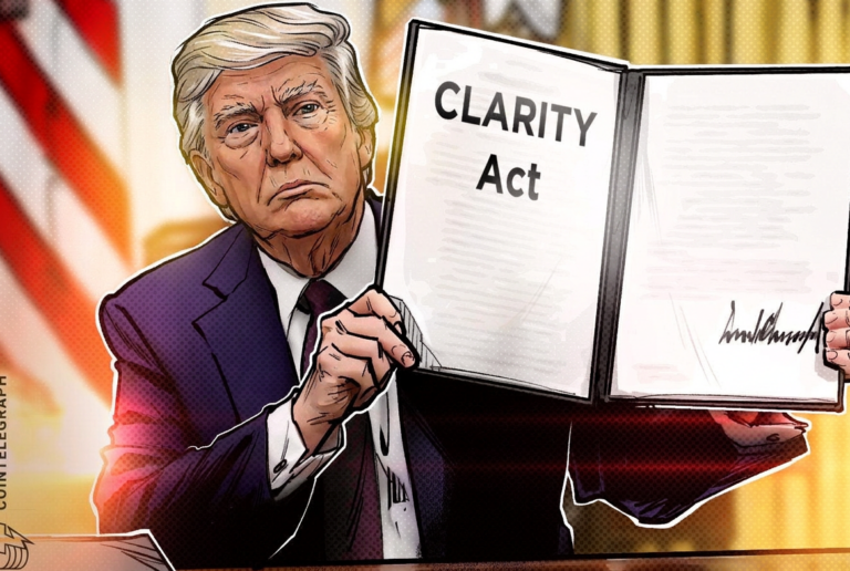 Трамп требует ускорить принятие закона CLARITY при поддержке криптоиндустрии